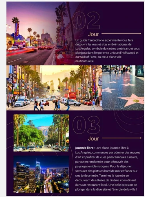 USA coté OUEST Los Angles/ San Diego/ Las Vegas et croisière au Mexique été 2025