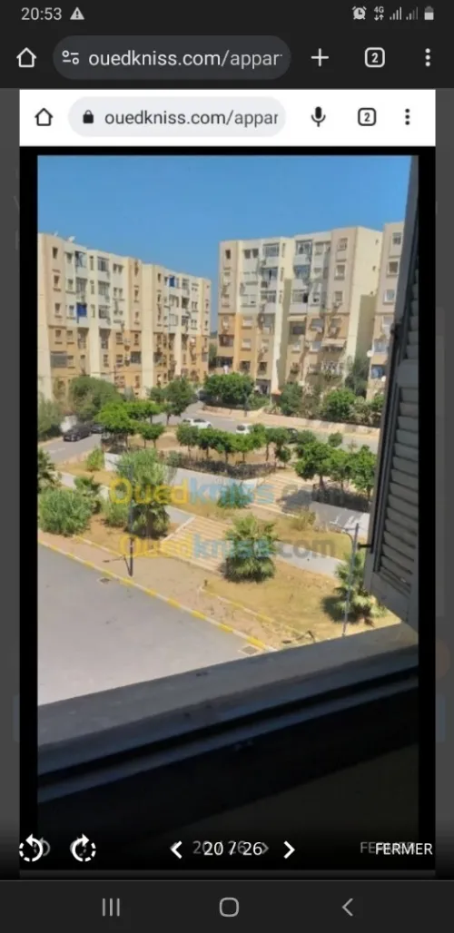 Vente Appartement F3 Alger Baba hassen