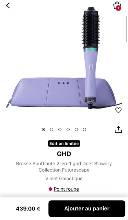 Brosse coiffante professionnelle GHD