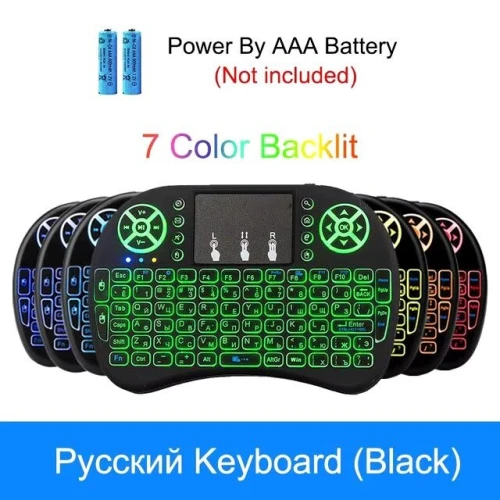Mini clavier sans fil I8 2.4G, , télécommande TouchSub pour Android, TV Box, PC Smart TV