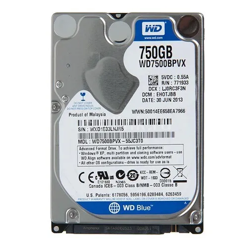 Disque dur 750Go pc portable 
