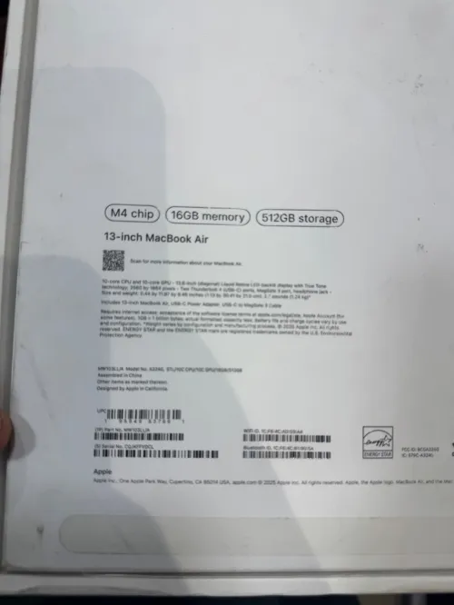 MacBook Air 16/512gb 2025. 13.3