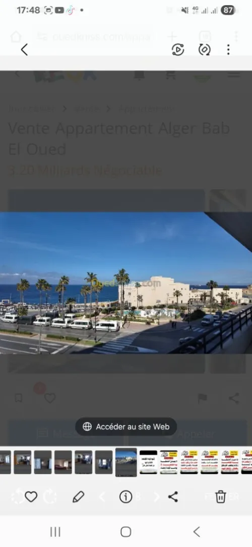 Vente Appartement F3 Alger Bab el oued