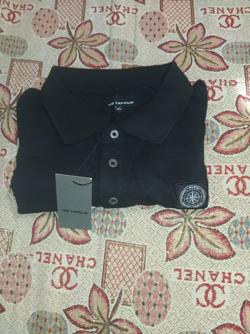 Polo TED LAPIDUS noir original kaba taille L XL  