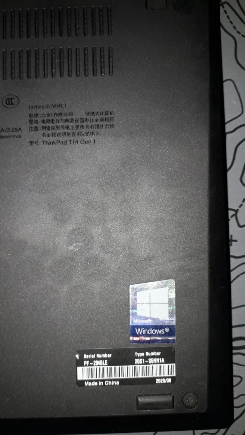 Pc Lenovo thinkpad T14 32GB 512g i7-10610U