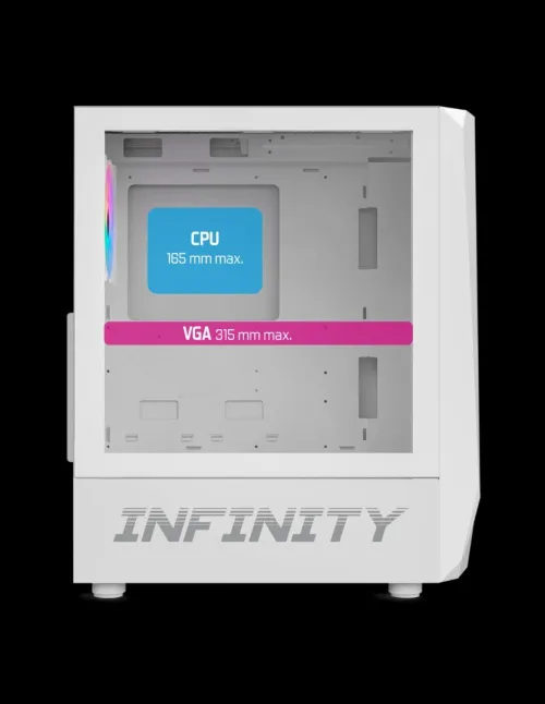 BOITIER SPIRIT OF GAMER INFINITY ARTIC 8201WT WHITE