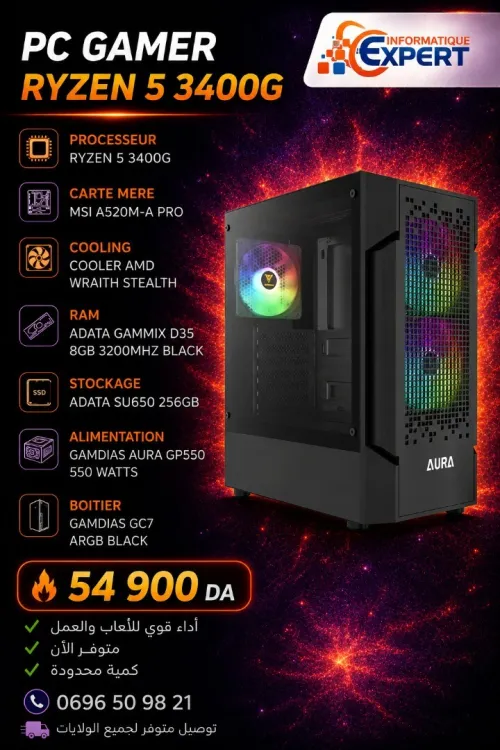 CONFIG RYZEN 5 3400G
