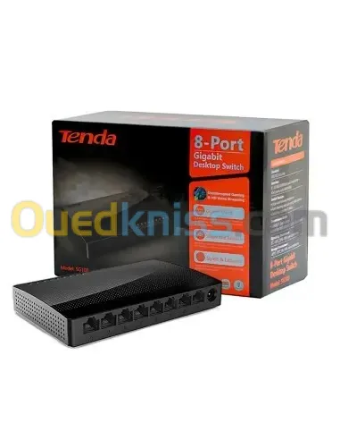 SWITCH TENDA 8 PORTS 10/1000 GIGA