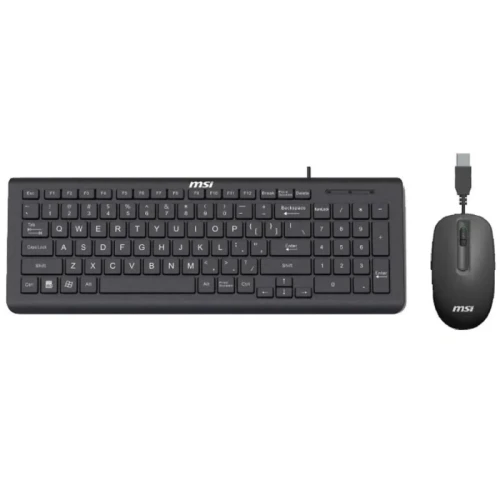 COMBO CLAVIER SOURIS MSI FILAIRE BLACK