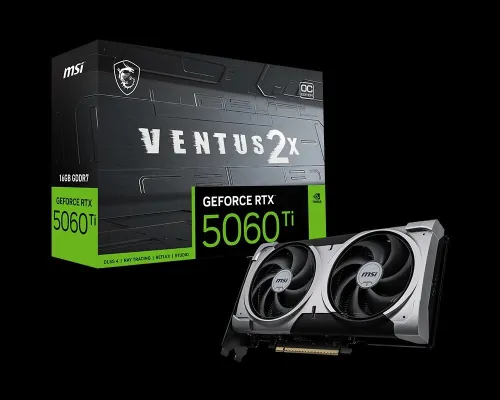 CARTE GRAPHIQUE MSI RTX 5060 TI 16 G VENTUS X2 OC