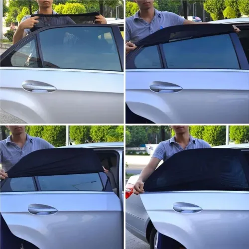 Rideaux Pare-soleil Latéral pour Voiture 2Pcs  ستر واقي للشمس
