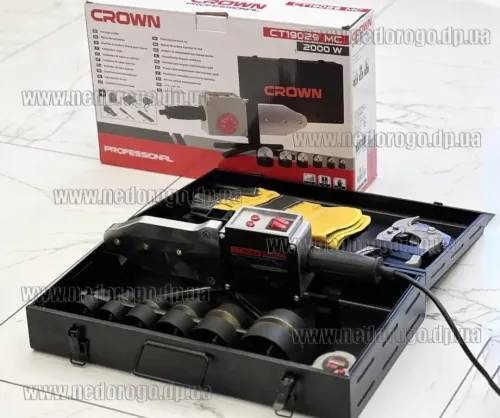  CROWN CT19029MC soudeuse  de tubes PPR 20-63mm 2000W 0-300 C avec coffret métallique