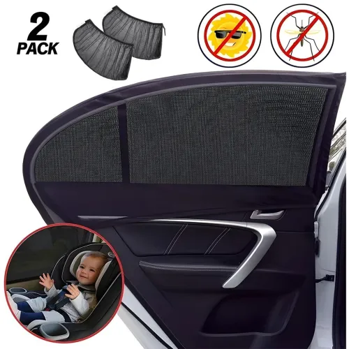 Rideaux Pare-soleil Latéral pour Voiture 2Pcs  ستر واقي للشمس