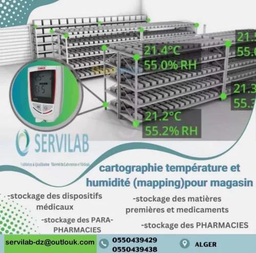 Qualification et étalonnage matériel de laboratoire et production 