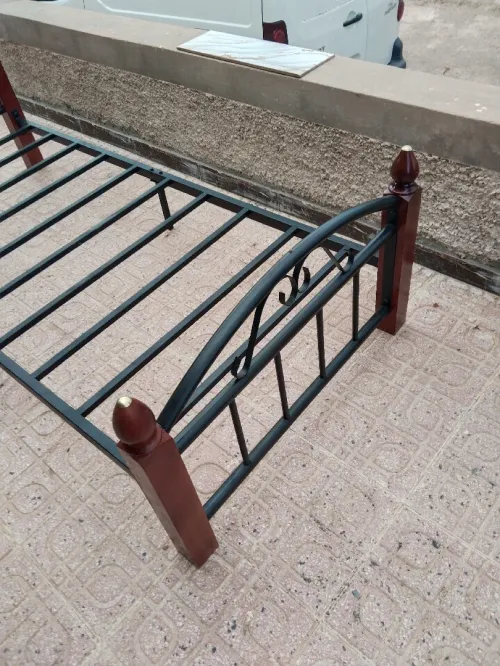 Lit fer forgé 90cm