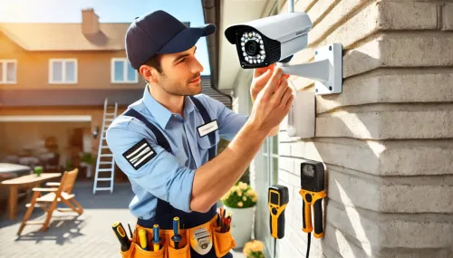 - Installation des Caméras De Surveillance  - تركيب كاميرات المراقبة