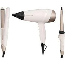 PACK REMINGTON SHEA SOFR REF 4740 LISSEUR + SECHE CHEVEUX + BOUCLEUR