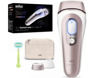 EPILATEUR LAZER BRAUN SKIN I EXPERT -LUMIERE PULSEE- REF PL7147  400 000 FLASHES CORP,JAMBE,VISAGE..