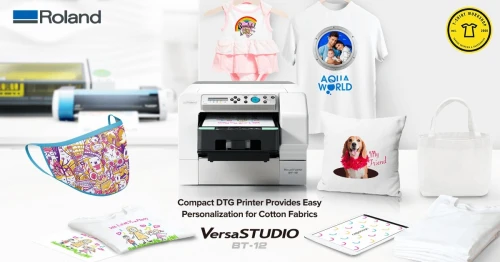 Roland VersaSTUDIO BT-12 (impression textile directe ultra précise)