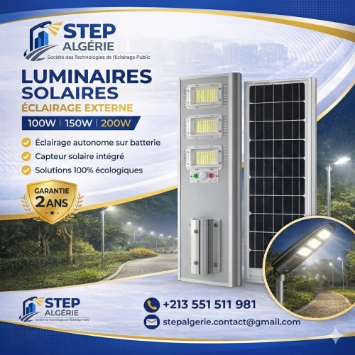 المصابيح الشمسية المتكاملة (All-in-One Solar Street Light)