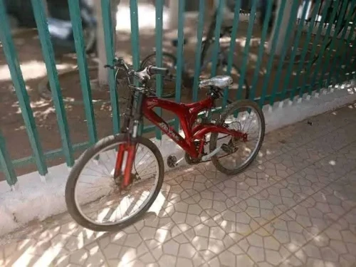 vélo avec amortisseur