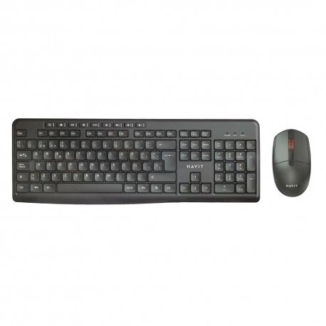COMBO CLAVIER AVEC SOURIS SANS FIL HAVIT KB269GCM