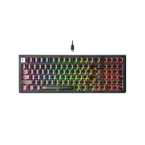 CLAVIER HAVIT GAMING MECANIQUE KB875L  RED SWITCH Wired USB C