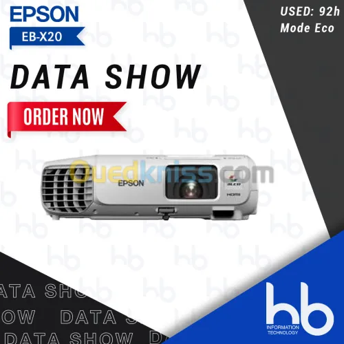 DATA SHOW EPSON EB-X20 USED 92h Mode ECO