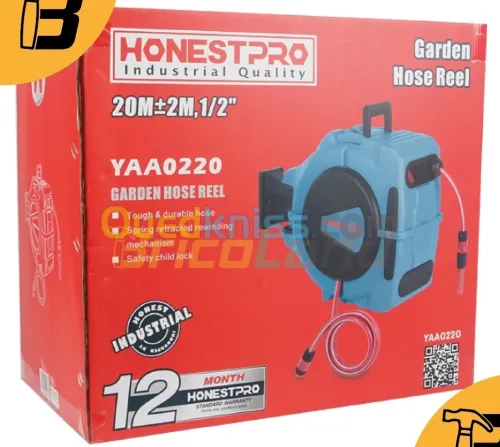 بكرة خرطوم مياه للحديقة HONESTPRO 20m