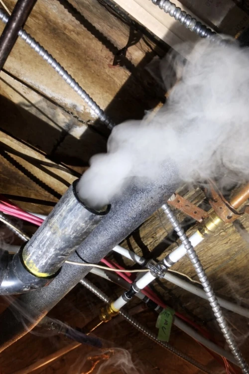 service de détection de fuites par fumée industrielle (2000W)