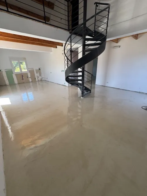 Résine epoxy et béton ciré