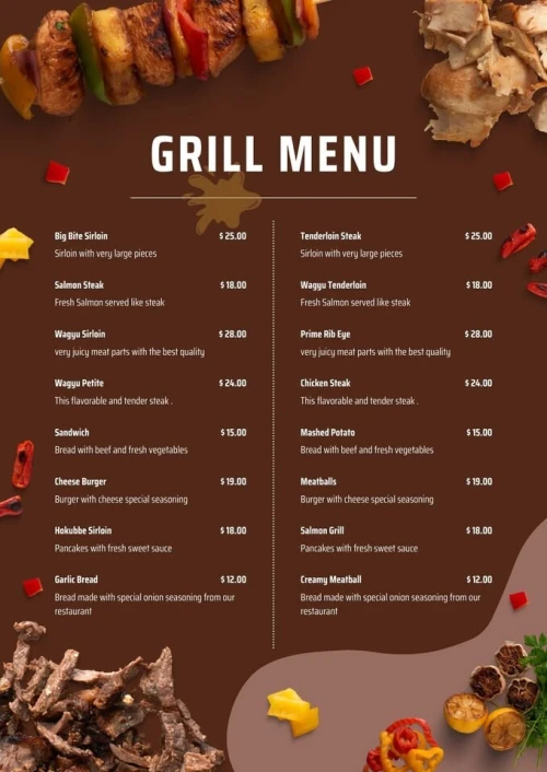 Boostez l'image de votre restaurant ou snack avec des menus professionnels et personnalisés