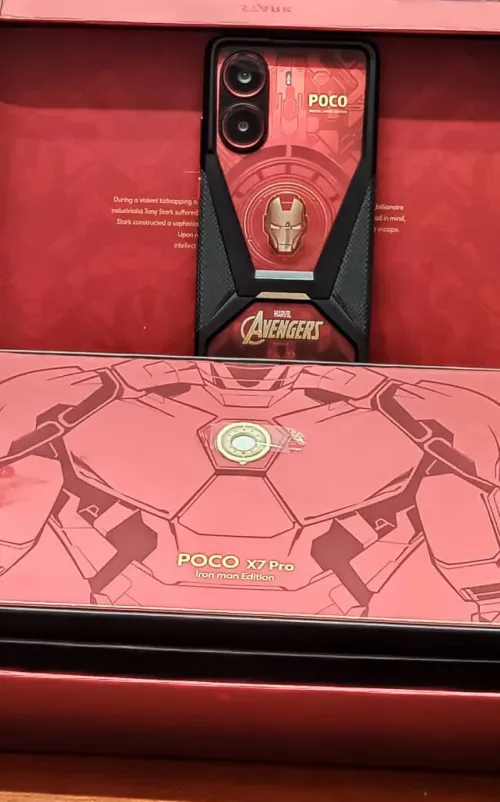 pco poco x7 pro edition iron man