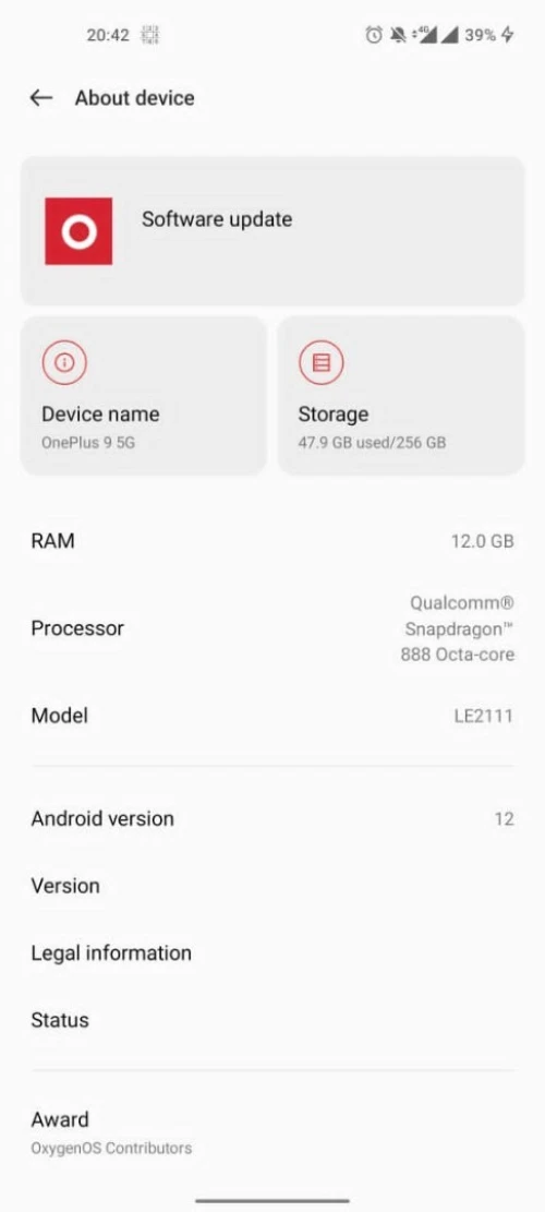 OnePlus OnePlus 9