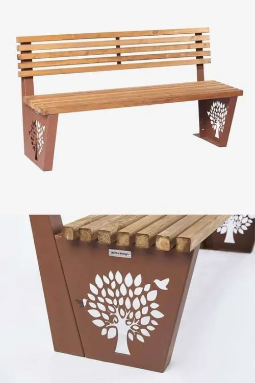 Poubelle et Banc