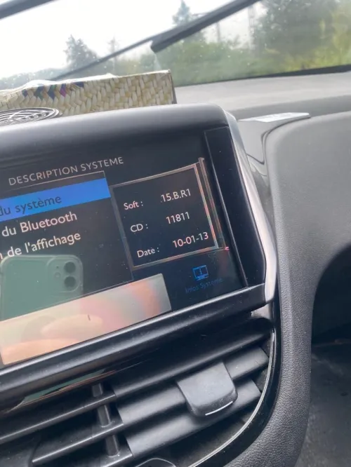 Autoradio 208 + ecran tactile smeg