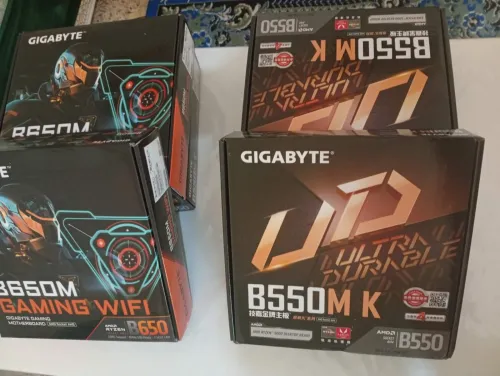 b550m k  j'amais utilise