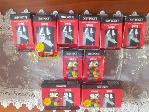  cartouche imprimante Lexmark Colour  16 / 17 / 26 / 27 + toner HP + Canon LBP impriment coraljet   