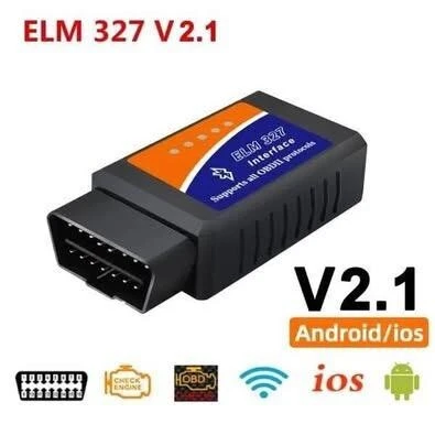 OBD2 Scanner ELM327 V2.1 Bluetooth Outil de Diagnostic Auto pour Android