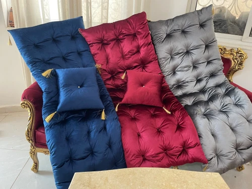 Coussin velours افرشة للصالونات