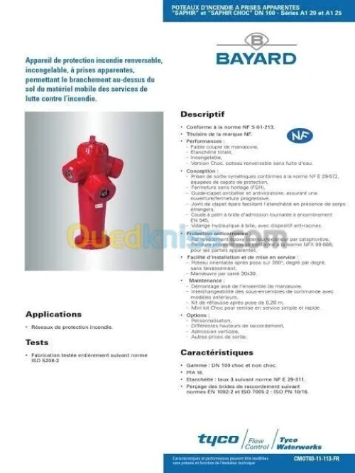 Poteau d'incendie