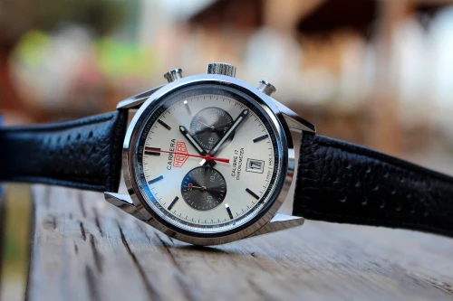  Montres pour hommes TAG HEUER Carrera Calibre 17 Blanche