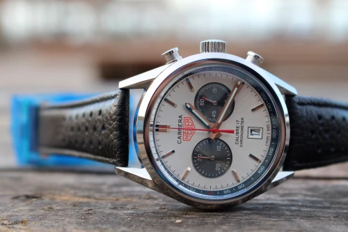  Montres pour hommes TAG HEUER Carrera Calibre 17 Blanche