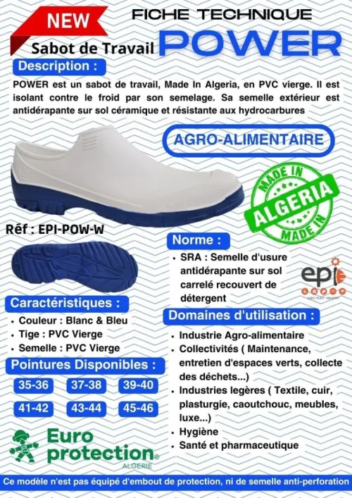 production + distribution tenues de travail + EPI 