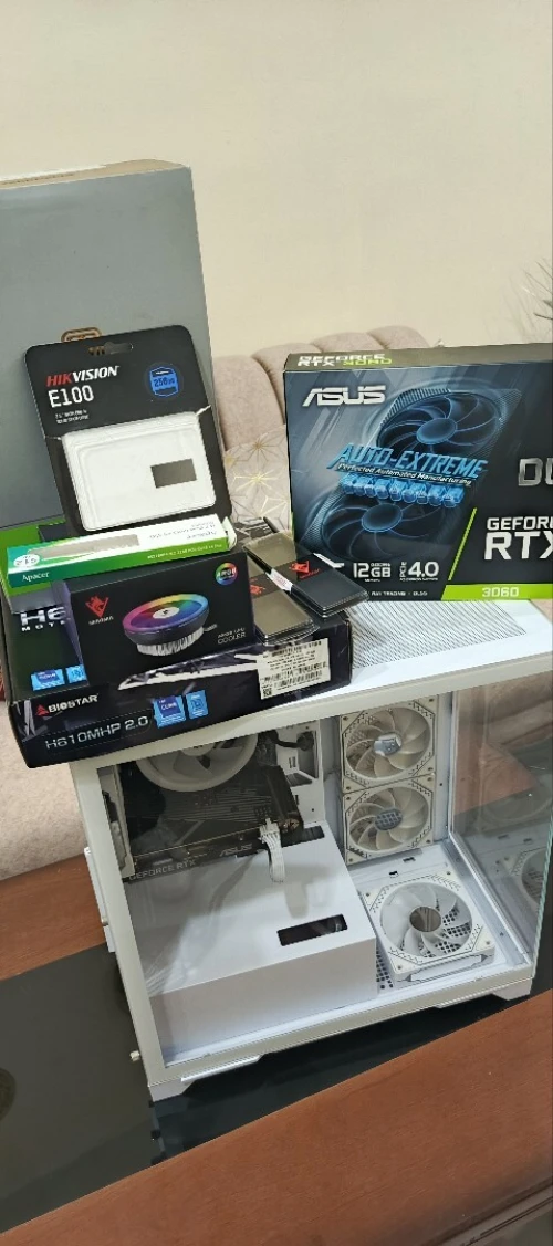 PC Gamer RTX 3060 ASUS 12GB / i3 12100 / 16GB RAM / SSD 768GB / Full RGB / PSU Bronze Modulaire
