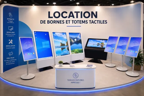 Location bornes interactives