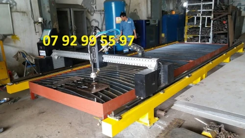 decoupeuse cnc  plasma et oxycoupage 6/2m