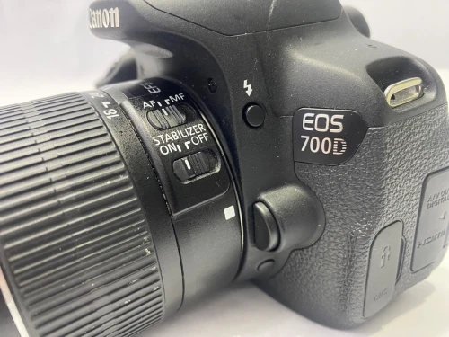 Canon 700d + 18-55mm is stm 