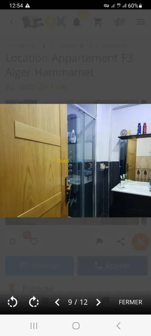 Location vacances Appartement F3 Alger Hammamet