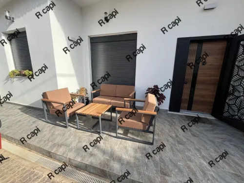 Salon extérieur jardin pescine